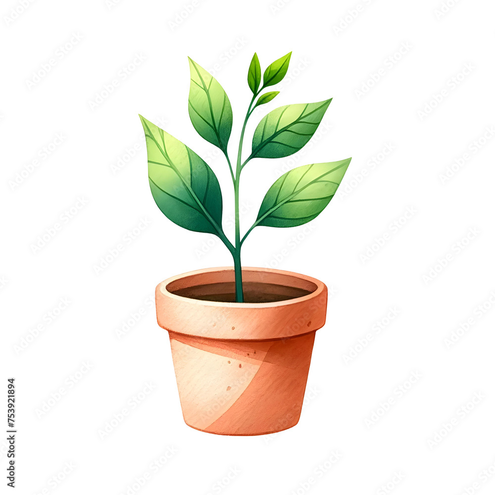 Fototapeta premium plant in a pot