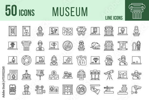 Museum Icon Set
