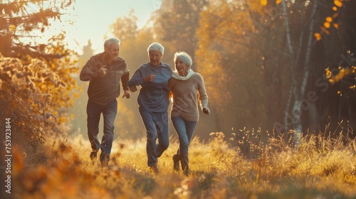 Happy Senior Enjoying the Outdoors and An Active Lifestyle