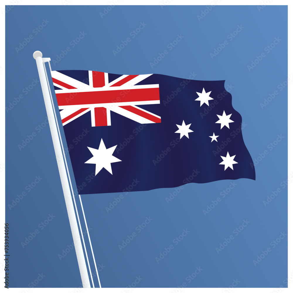 Australia Waving Flag Design and Australia Flag Design Australia Waving Flag Design and Australia Flag Design