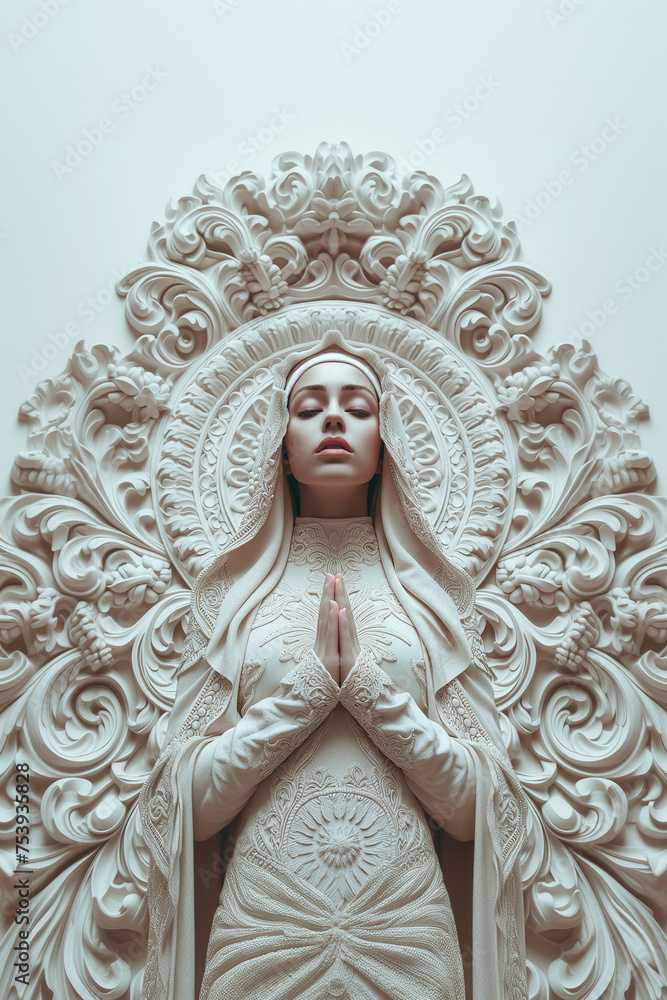 Obraz premium Stylize Virgin Mary