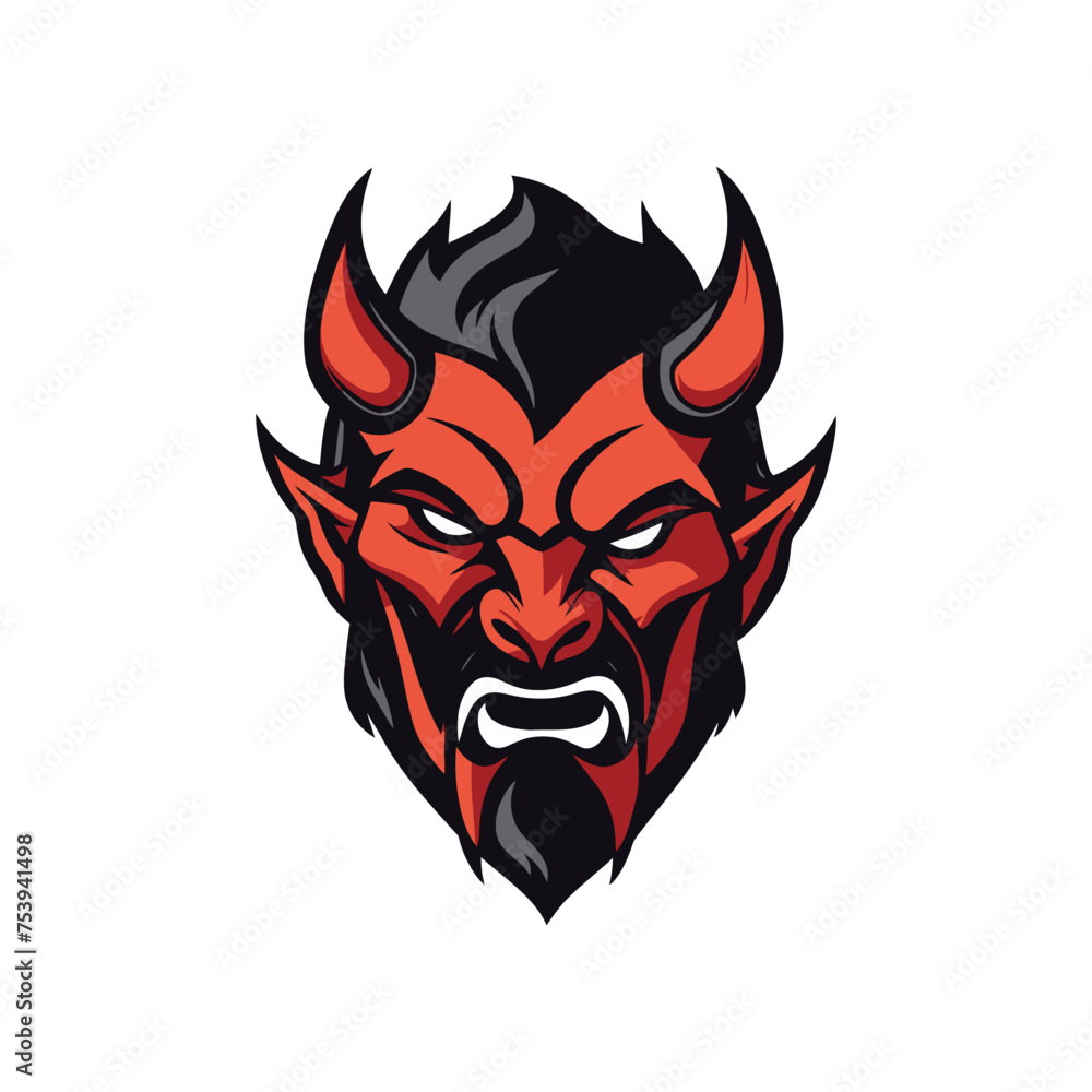 red devil head logo with good quality and design red devil head logo with good quality and design