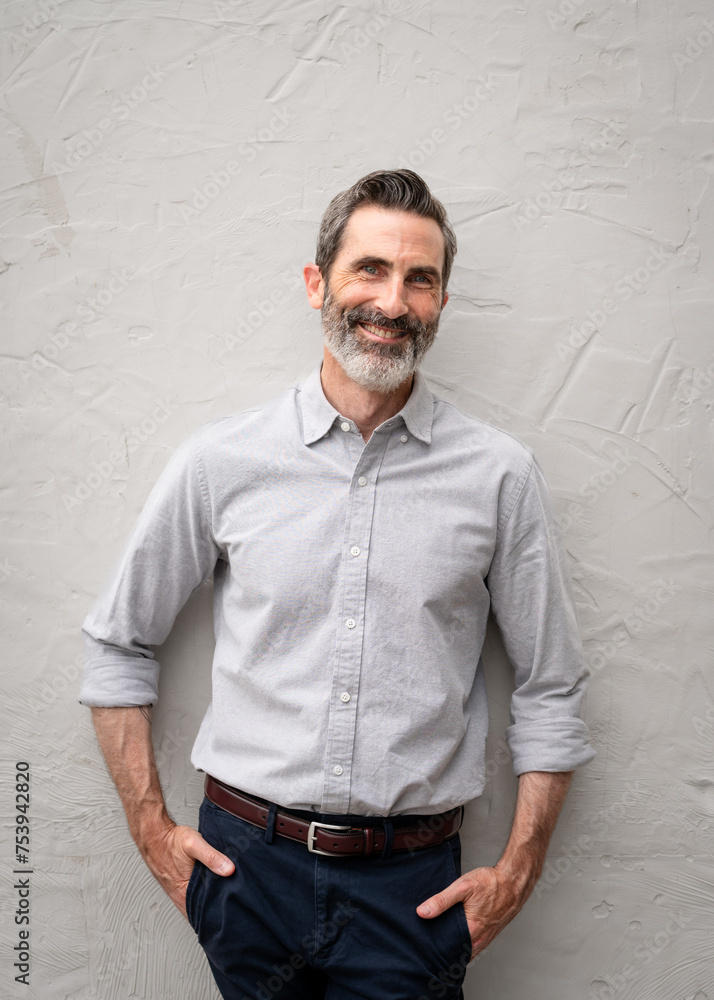 Portrait of middle-aged man Portrait of middle-aged man