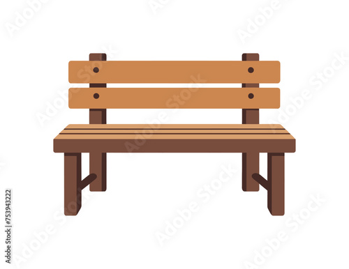 wood bench with good quality and design