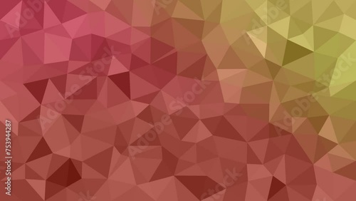 Vibrant Geometric Background: Energetic Low Poly Triangle Grid in Motion