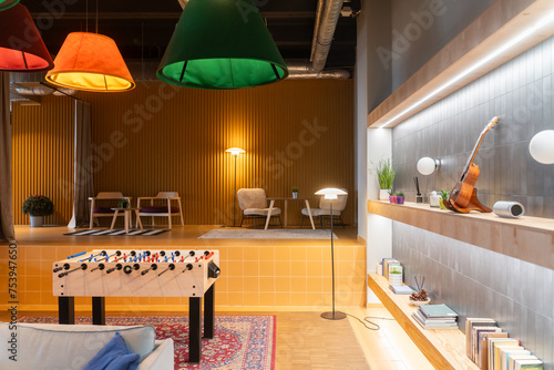 Cozy Design Lounge Room At Coliving