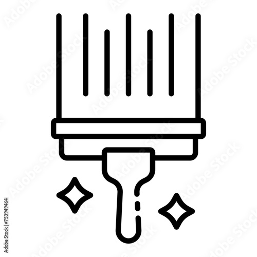 Squeegee wiper icon