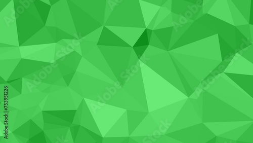 Cinematic Motion Harmony: A Mesmerizing Ballet of Dynamic Low Poly Triangles Across the Screen