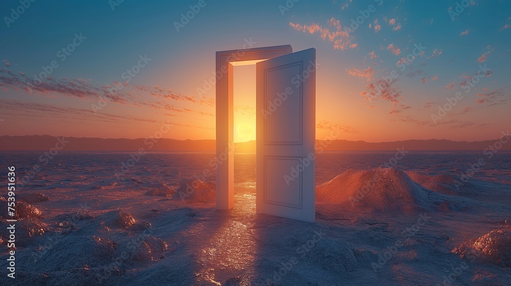 Opened Door on Desert: Unknown and Startup Concept