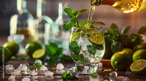 Creating the Ultimate Hugo Cocktail Experience with Champagne, Limes, and Aromatic Mint