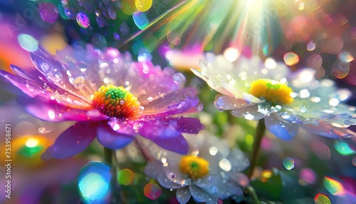 colorful flower background