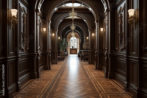 Victorian Style Heritage Hallway: Ornate Architecture & Preserved Classic Details