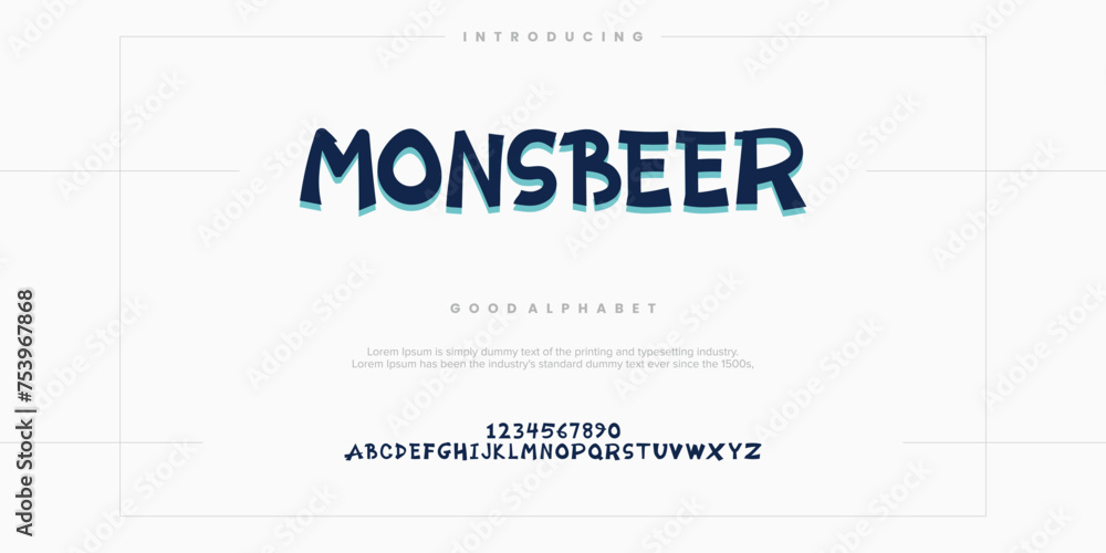 Modern abstract digital alphabet font. Minimal technology typography, Creative urban sport fashion futuristic font and with numbers. vector illustration Modern abstract digital alphabet font. Minimal technology typography, Creative urban sport fashion futuristic font and with numbers. vector illustration