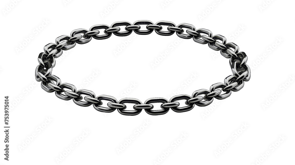 3D Chain Isolated on transparent background, (PNG). 3D Chain Isolated on transparent background, (PNG).