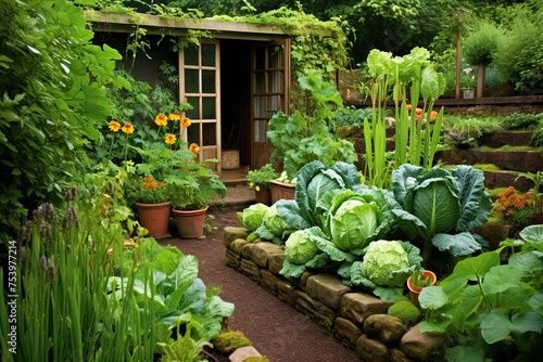 Homegrown Produce Paradise: Cottage Style Garden Patio Inspirations