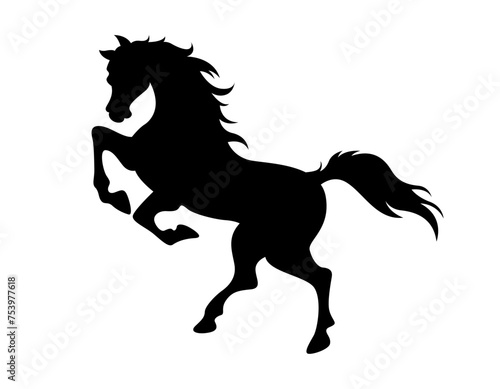 Fototapeta Naklejka Na Ścianę i Meble -  horse silhouette