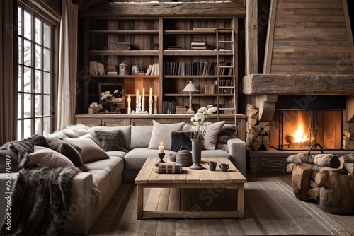 Mountain Chalet Cozy Living Room Ideas: Evoking the Warmth of a Cozy Setup