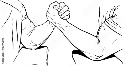 arm wrestling