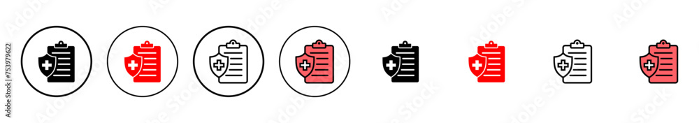 Medical insurance icon vector illustration. health insurance sign and symbol Medical insurance icon vector illustration. health insurance sign and symbol