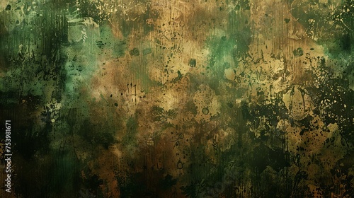 A rustic brown and green textured background, reminiscent of the earth and nature.