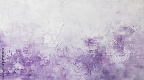 A soothing lavender and white textured background, evoking calm and creativity..