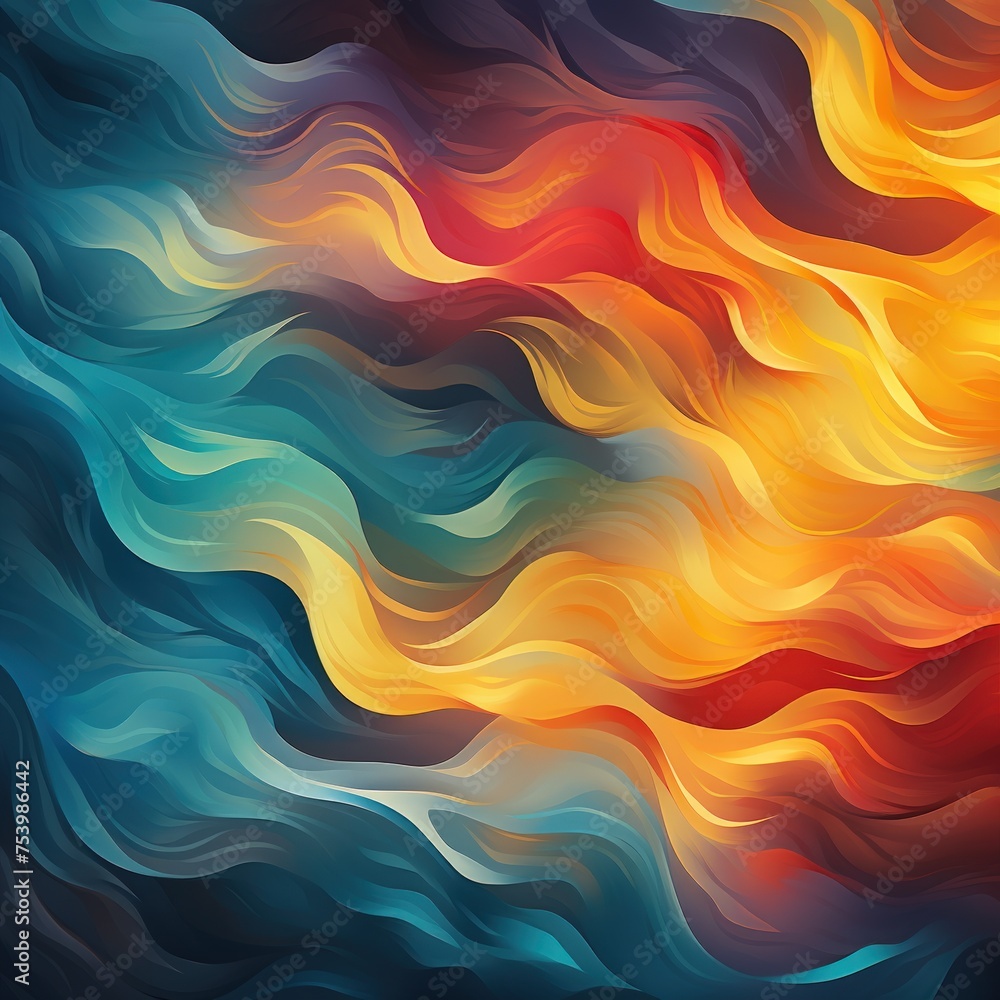 abstract colorful background with waves abstract colorful background with waves