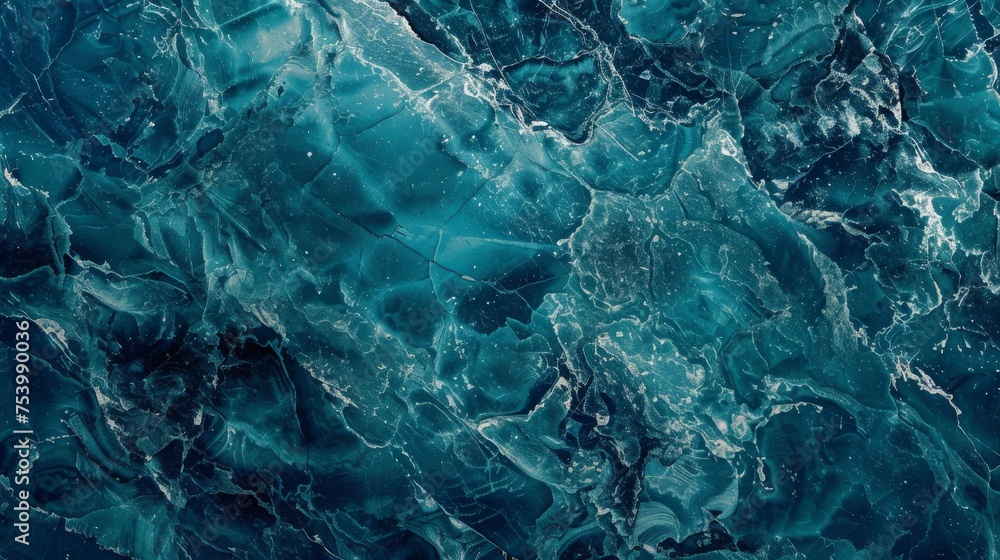 Marble texture background in dark blue and teal shades Marble texture background in dark blue and teal shades