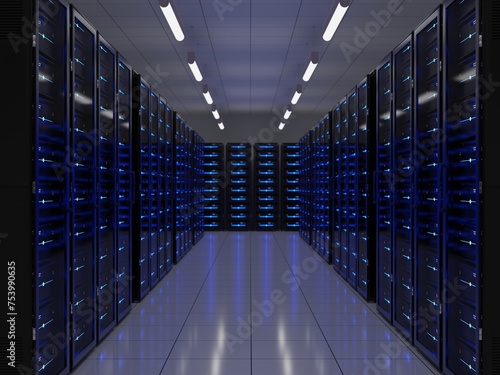 Server data center room