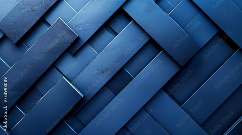 Blue up and down arrow shapes intersecting on a dark blue background Blue up and down arrow shapes intersecting on a dark blue background