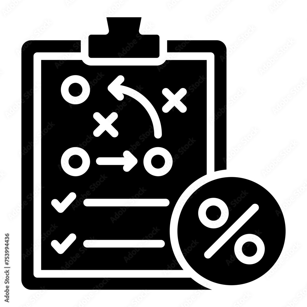 Tax Planning Icon Element For Design