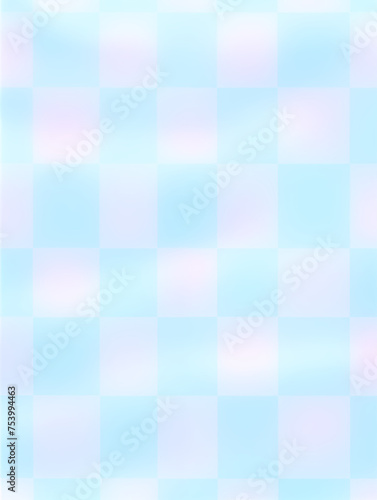 青チェック柄背景