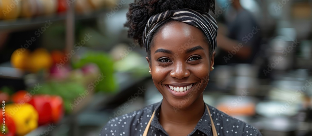 African American female chef African American female chef