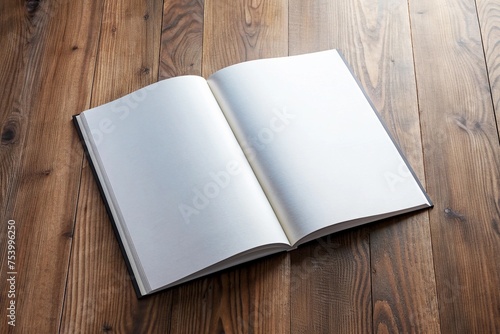 A Blank Magazine Or Book For Mockup