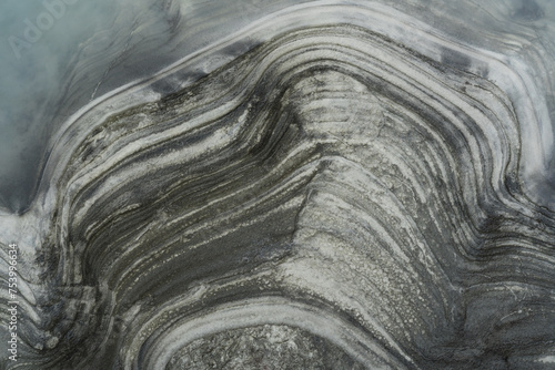 Abstract Formation Of Glacial Sediment photo
