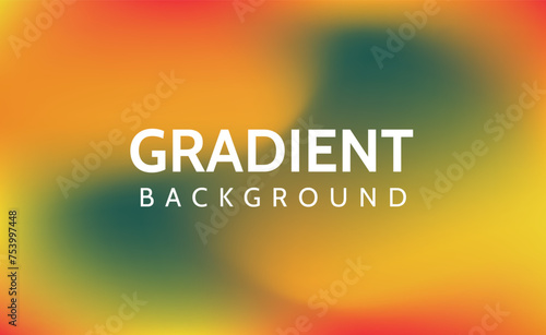 mesh gradient background colored orange green red