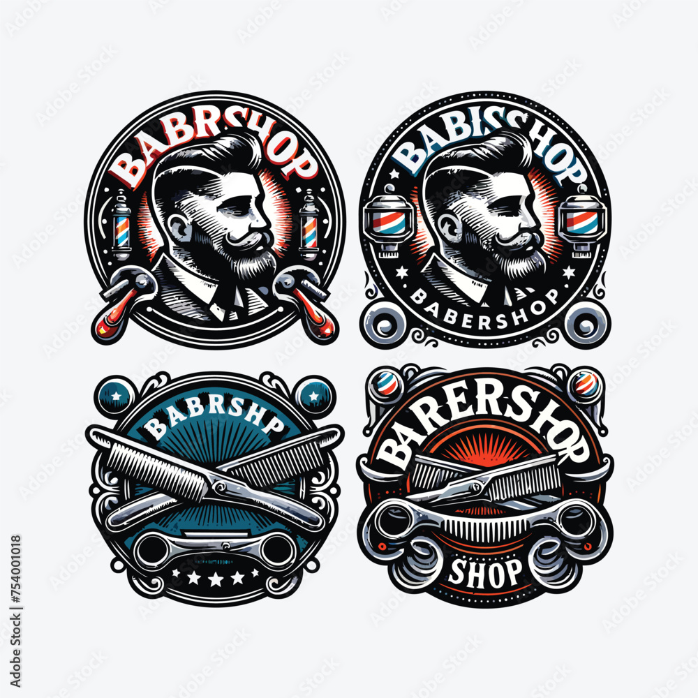 Obraz premium Mascot logo white background Vector design