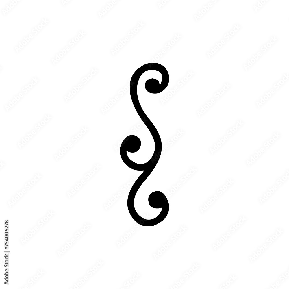 Floral decoration icon Floral decoration icon