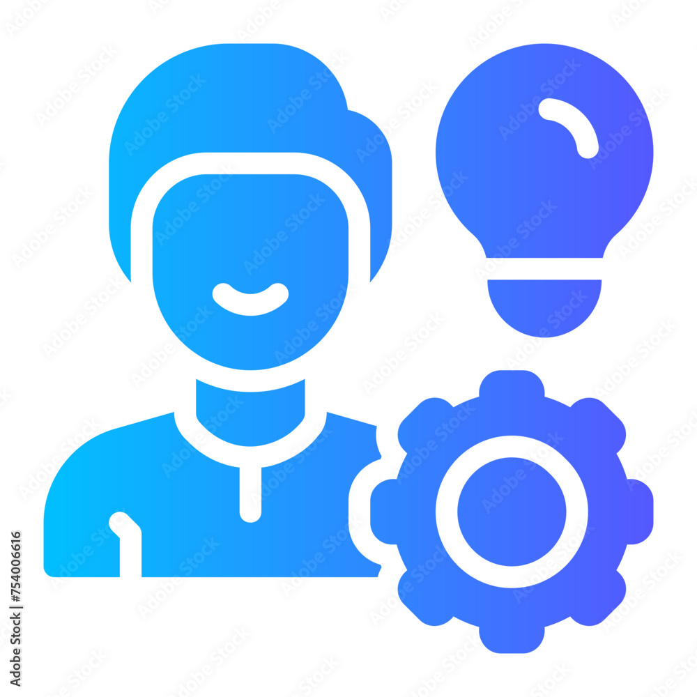 strategic consulting gradient icon strategic consulting gradient icon