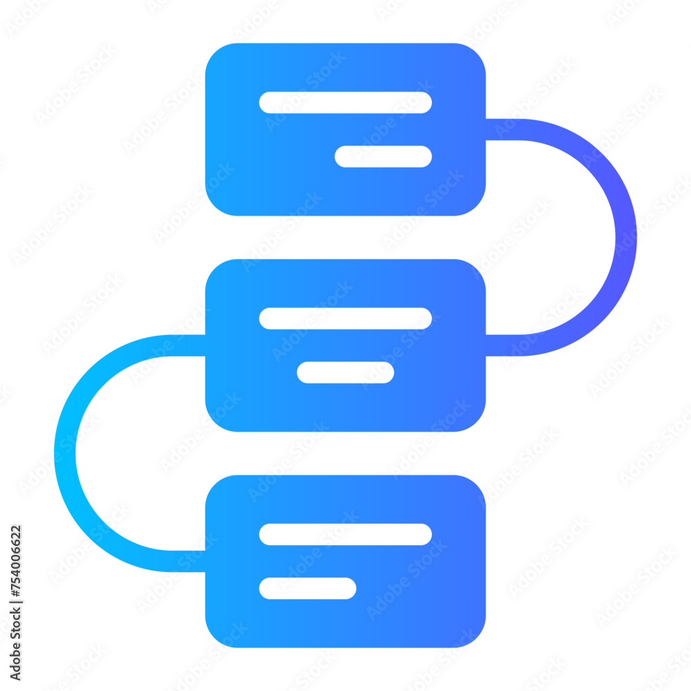 workflow gradient icon workflow gradient icon