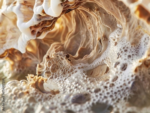 Wallpaper Mural A detailed macro photography series focusing on the textures of a forest floor desert patterns Torontodigital.ca