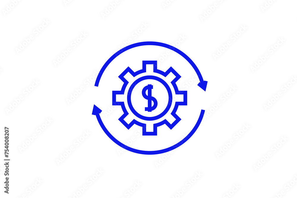 financial options illustration in line style design. Vector illustration. financial options illustration in line style design. Vector illustration.
