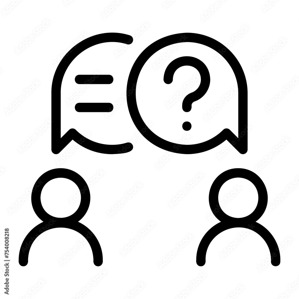 brainstorming line icon