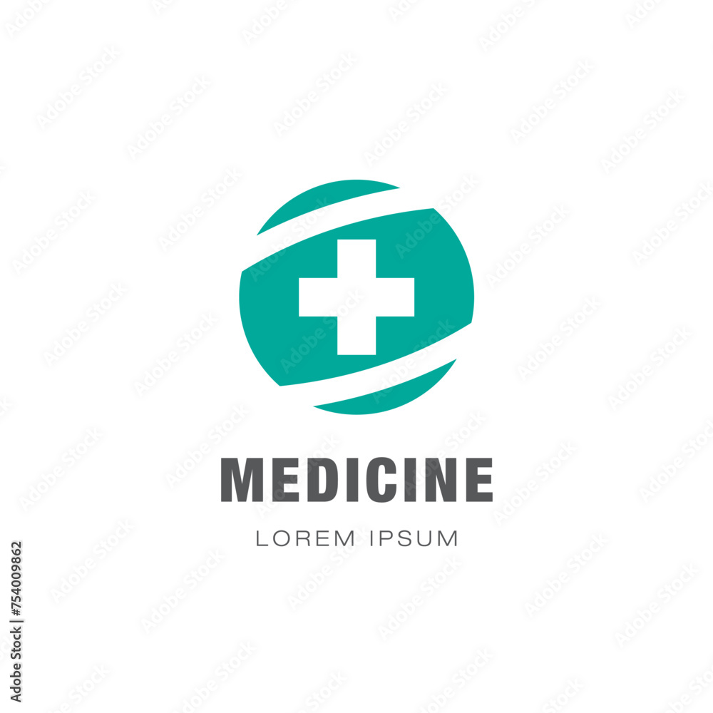 medical logo. concept style vector design
