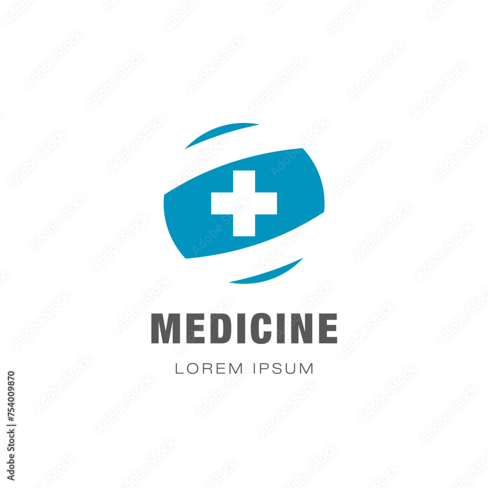 medical logo. concept style vector design medical logo. concept style vector design