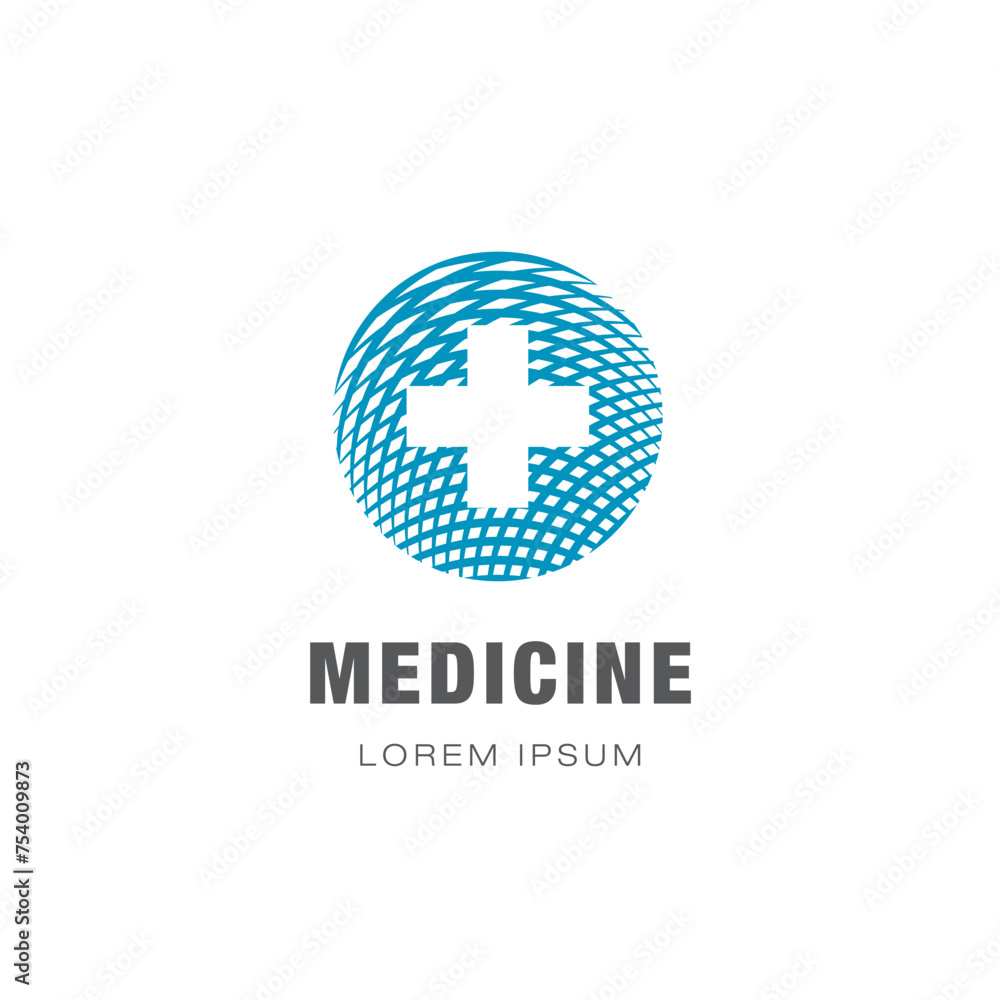 Obraz premium medical logo. concept style vector design