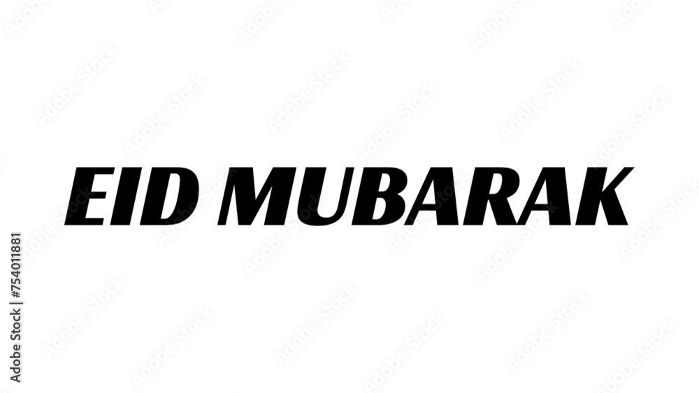 Eid Mubarak lettering with faded text animation in white background. Suitable for celebrating Eid Al-Fitr or Eid Al-Adha around the world. 4K Islamic footage video. Eid Mubarak lettering with faded text animation in white background. Suitable for celebrating Eid Al-Fitr or Eid Al-Adha around the world. 4K Islamic footage video.