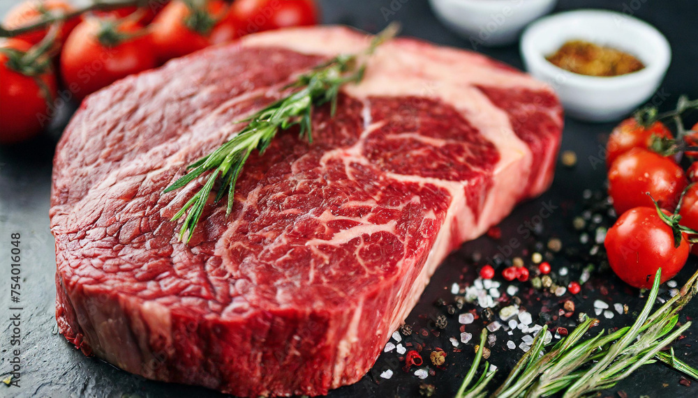 Wagyu steak symbolizing protein-rich diet, emphasizing meat's importance, inviting consumption