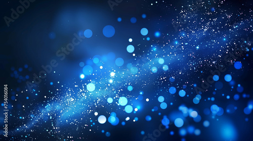Blue sparkle glitter abstract background 