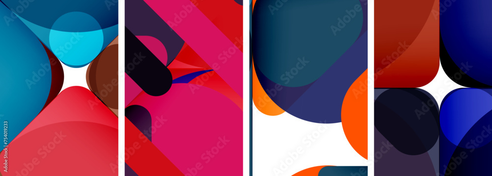 Geometric elements abstract backgrounds for wallpaper, business card, cover, poster, banner, brochure, header, website