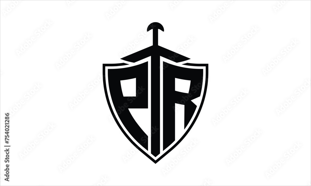 PR initial letter shield icon gaming logo design vector template. batman logo, sports logo, monogram, polygon, war game, symbol, playing logo, abstract, fighting, typography, icon, minimal, knife logo PR initial letter shield icon gaming logo design vector template. batman logo, sports logo, monogram, polygon, war game, symbol, playing logo, abstract, fighting, typography, icon, minimal, knife logo
